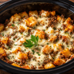 The Slow Cooker Dinner Disaster Beef and Potato Casserole