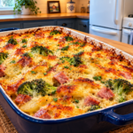 The Casserole Disaster That Taught Me the Ultimate Cheesy Ham, Potato, and Broccoli Bake