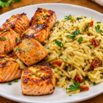 The Tuesday Night Salmon Disaster Garlic Butter Orzo