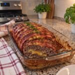 Bacon-Wrapped Cheese-Stuffed Meatloaf